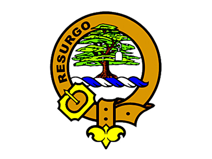 An oak tree with a branch borne down by a weight. Resurgo (I rise again). The original motto appears to be Resurgo, however later versions are written as Inclinata Resurgo. I believe this to be fake.