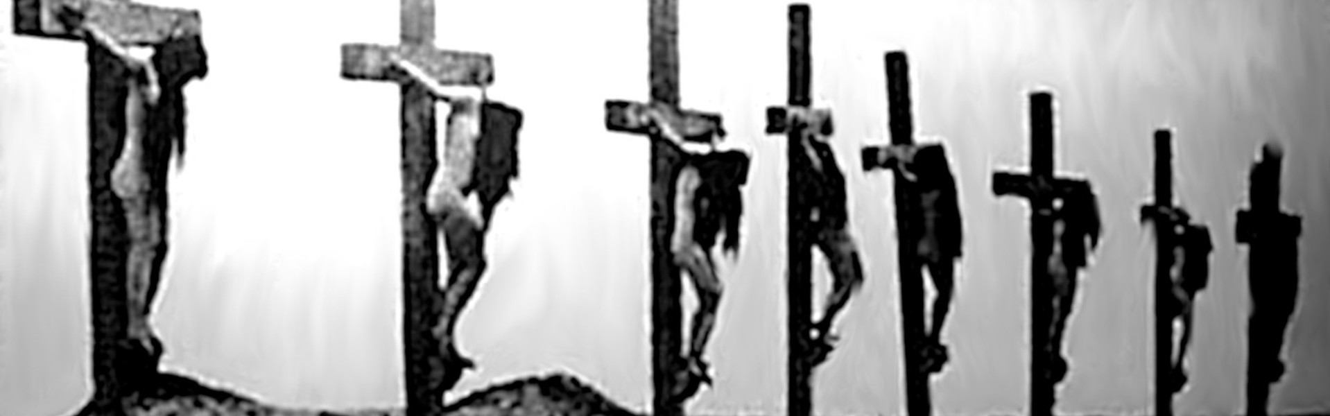 a row of crucified amenian women