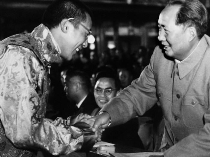 Dalai Lama meets Mao Zedong