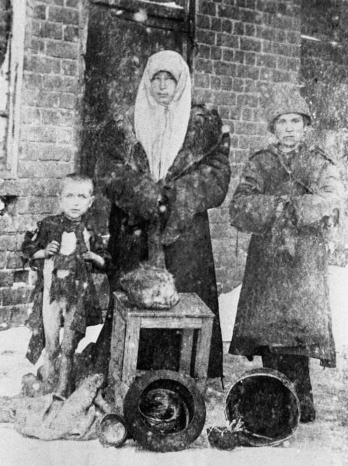 A starving woman fed her dead daughter to her surviving children to keep them alive in the Chelyabinsk province.