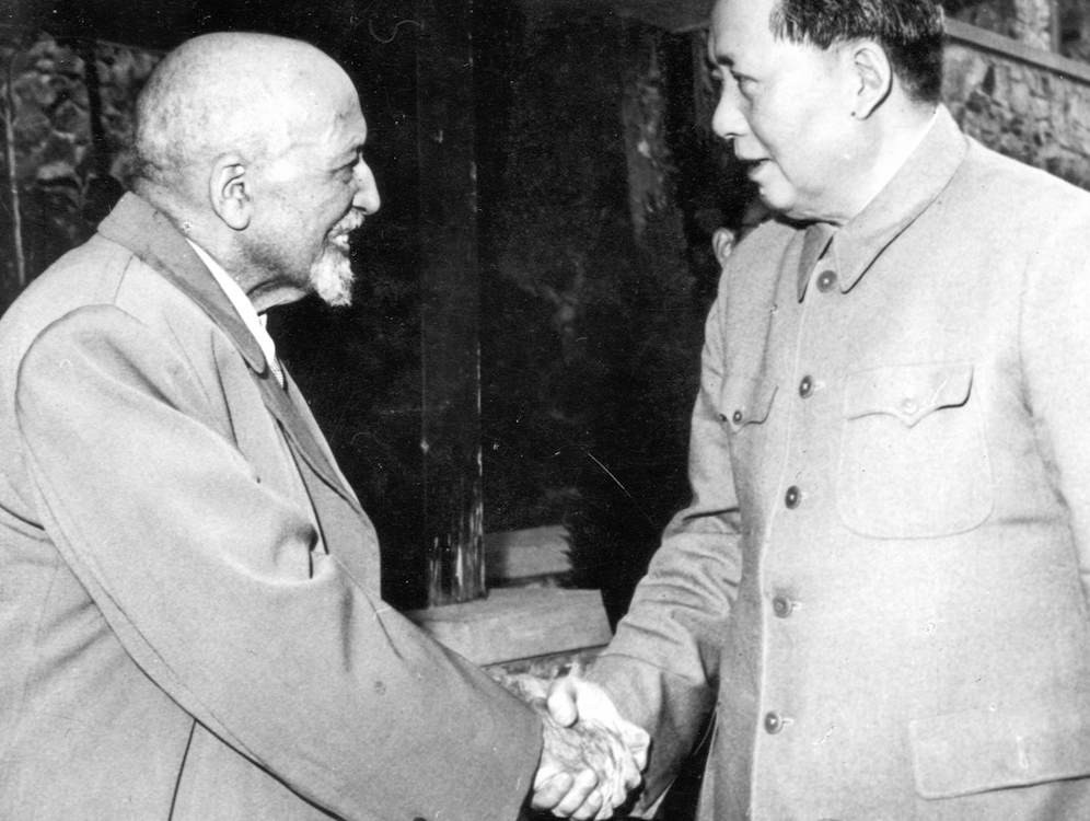 W. E. B. Du Bois with Mass Murder Chairman Mao Zedong