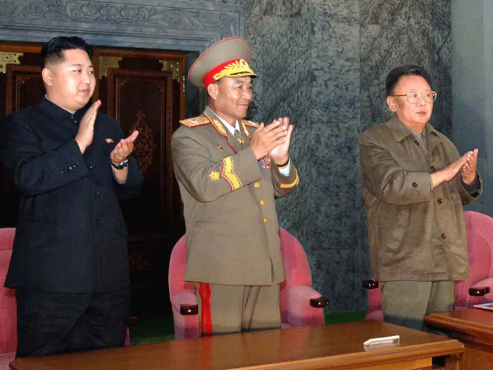 Kim Jong-un with Kim Jong-il