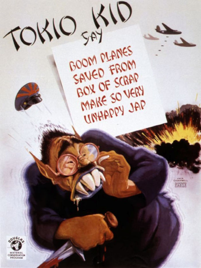 Poster used by Douglas Aircraft Company after Pearl Harbor