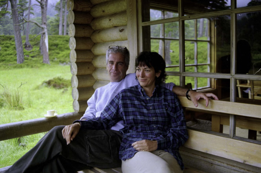 Ghislaine Maxwell and Jeffrey Epstein at the Queen’s Balmoral cabin