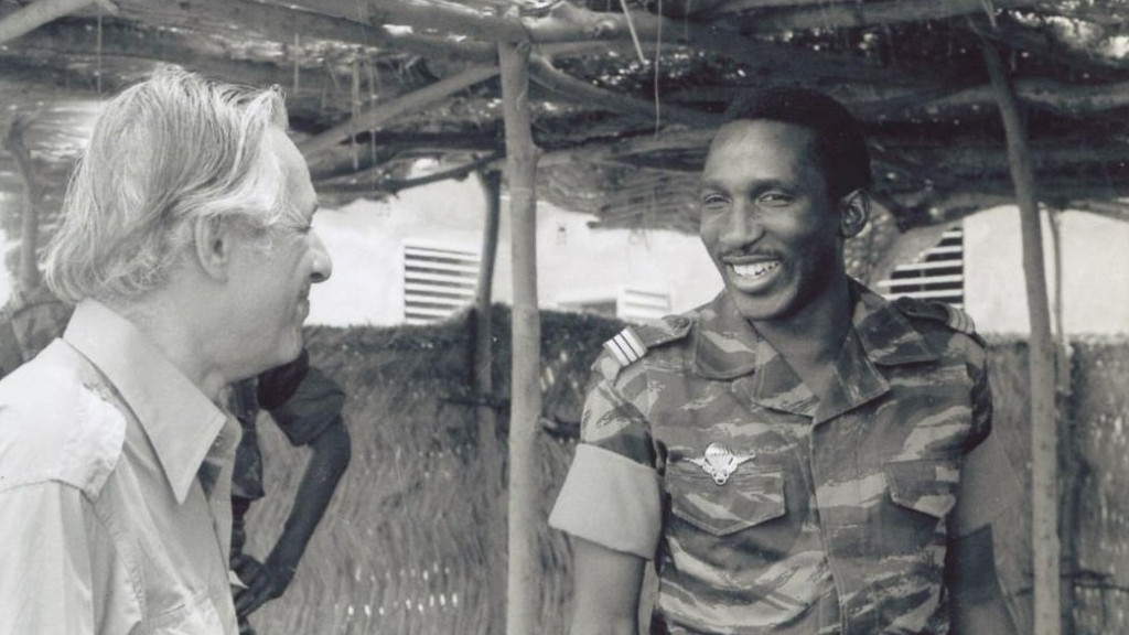 Samir Amin with Thomas Sankara