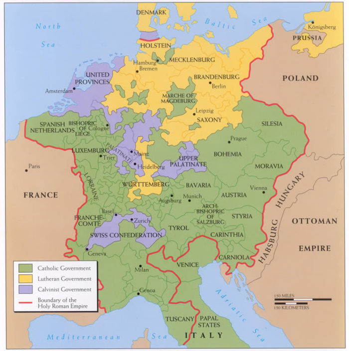 The Holy Roman Empire at the time of Reformation