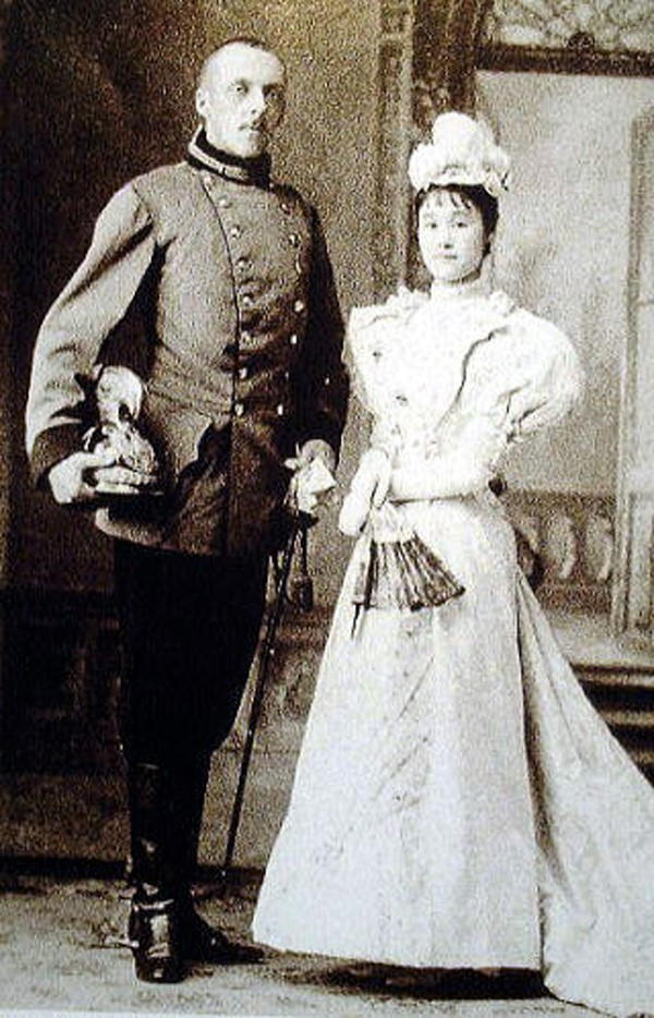 Heinrich von Coudenhove-Kalergi with Mitsu Aoyama