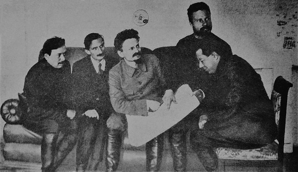 Kun with Trotsky