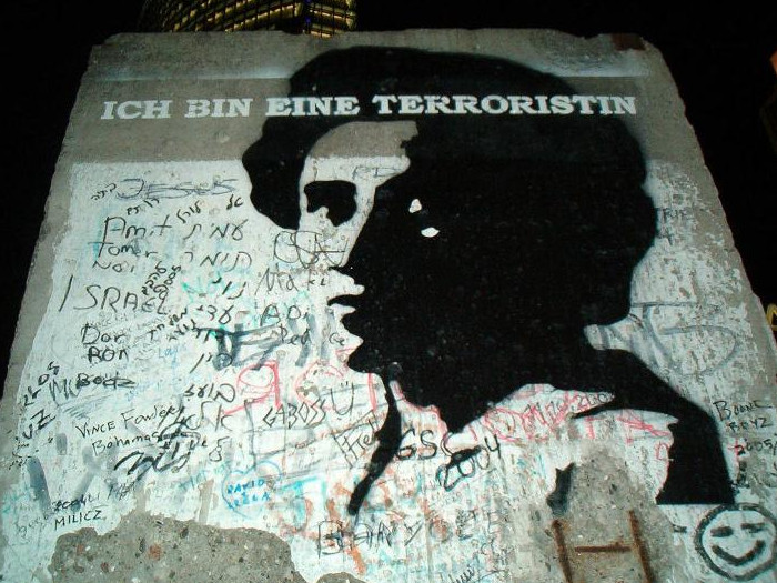 Stencil graffiti of Rosa Luxemburg
