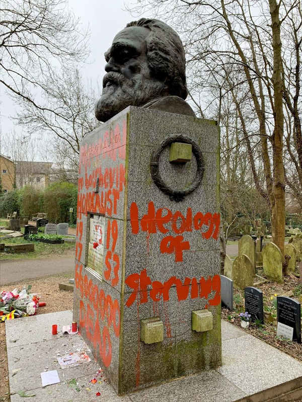 Karl Marx Highgate Tomb, London, UK