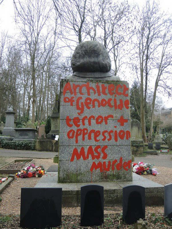 Karl Marx Highgate Tomb, London, UK