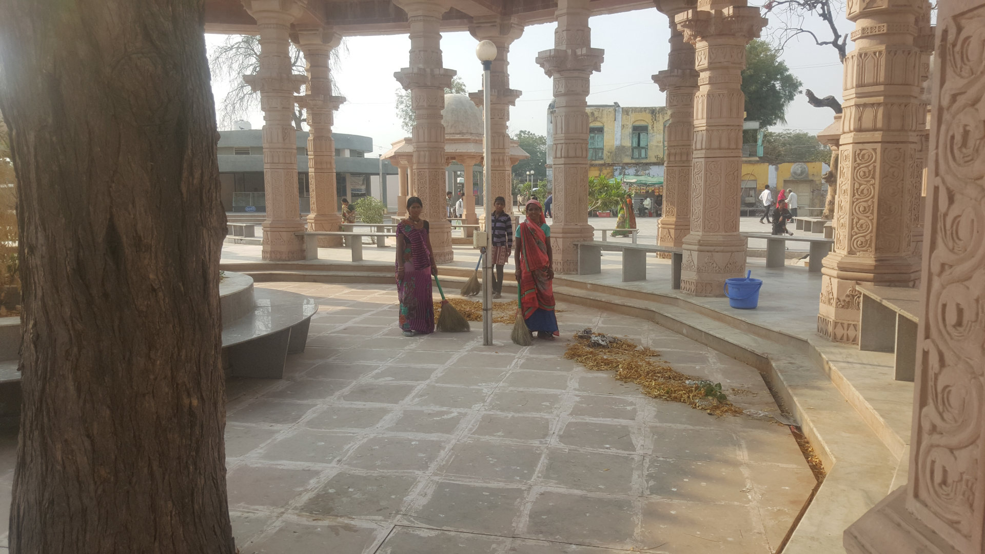 Temple cleaners, Becharaji Mandir