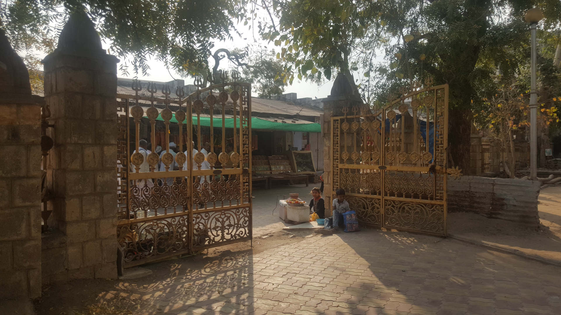 Gates of Becharaji Mandir Garden.
